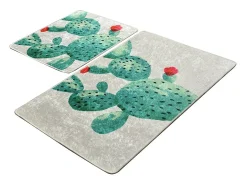 Alfombra de baño Set (2 piezas) Green DJT multicolor