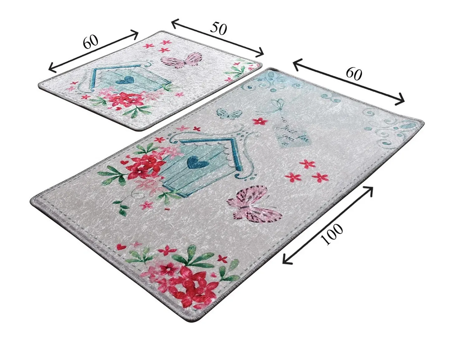Alfombra de baño Set (2 piezas) For You multicolor