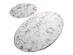Alfombra de baño Set (2 piezas) Morea DJT multicolor