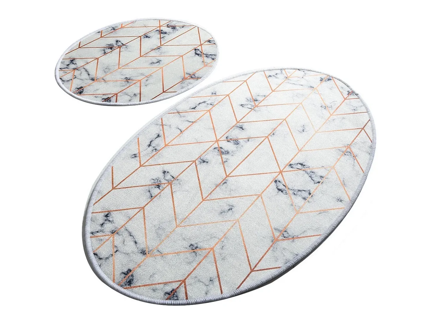 Alfombra de baño Set (2 piezas) Morea DJT multicolor