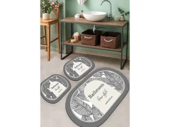 Alfombra de baño Set (3 piezas) Earth Surface multicolor