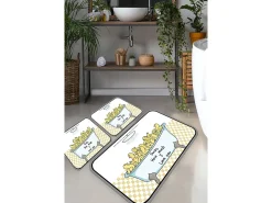 Alfombra de baño Set (3 piezas) Ducks multicolor