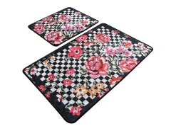 Alfombra de baño Set (2 piezas) Black Rose multicolor