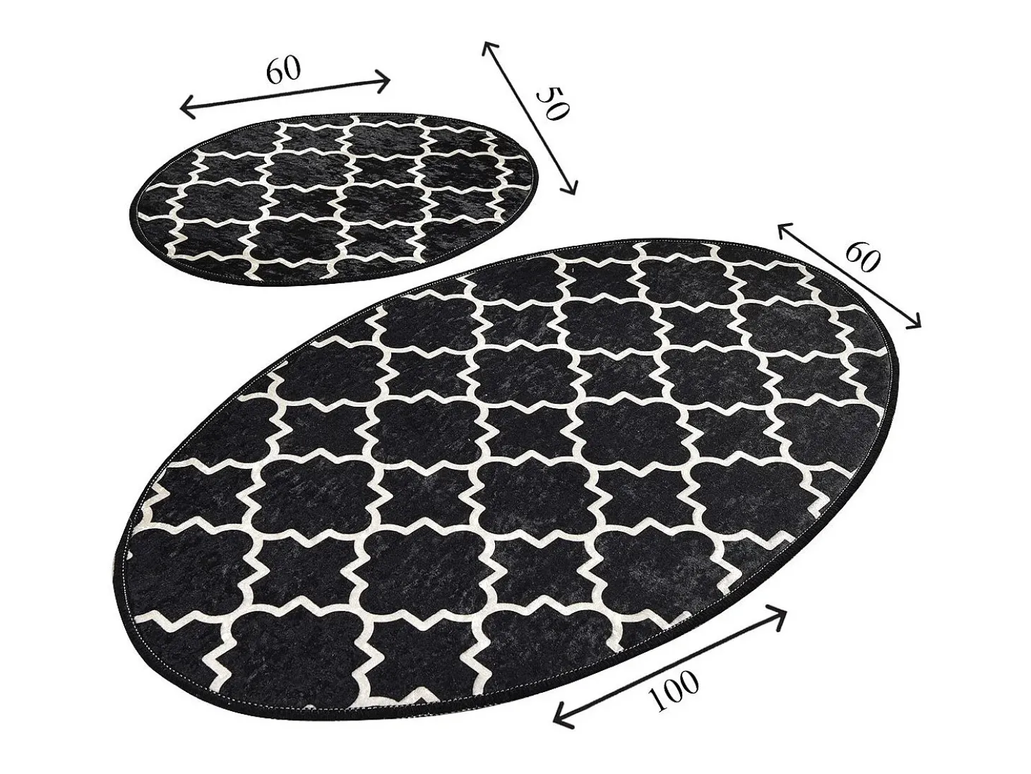 Alfombra de baño Set (2 piezas) Kupa multicolor