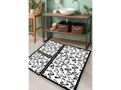 Alfombra de baño Set (3 piezas) Small Heart multicolor