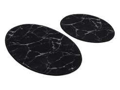 Alfombra de baño Set (2 piezas) Marble DJT multicolor