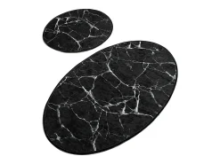 Alfombra de baño Set (2 piezas) Marble DJT multicolor