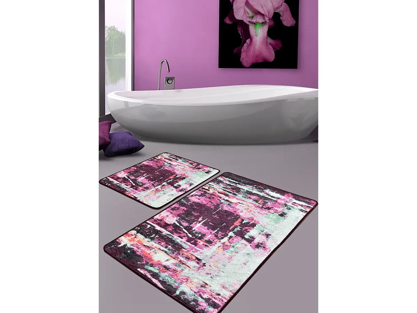 Alfombra de baño Set (2 piezas) Fantastic DJT multicolor