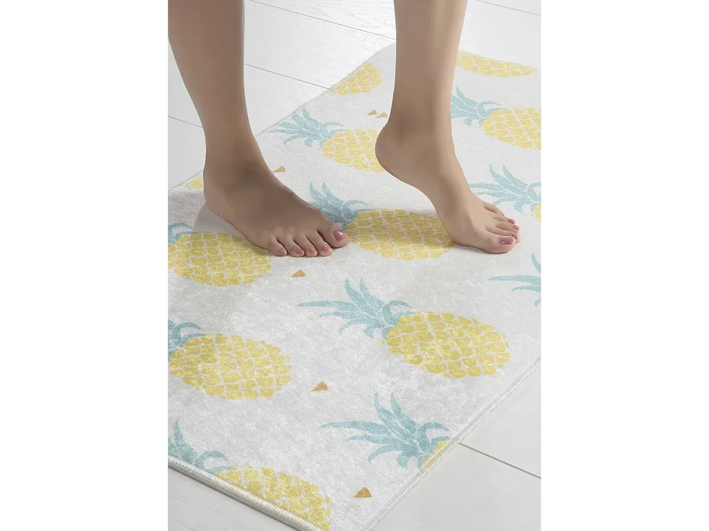 Alfombra de baño Set (2 piezas) Ananas DJT multicolor