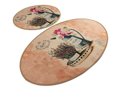 Alfombra de baño Set (2 piezas) Monder DJT multicolor