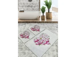 Alfombra de baño Set (3 piezas) Peonia Djt multicolor