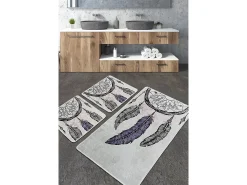 Alfombra de baño Set (3 piezas) Parast Djt multicolor