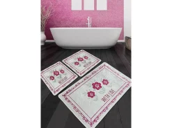 Alfombra de baño Set (3 piezas) With Flower Djt multicolor