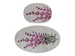 Alfombra de baño Set (2 piezas) Lavender DJT multicolor