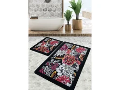 Alfombra de baño Set (2 piezas) Floreale Djt multicolor