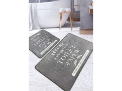 Alfombra de baño Set (2 piezas) Toilet multicolor