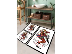 Alfombra de baño Set (3 piezas) Joker multicolor