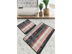 Alfombra de baño Set (2 piezas) Flang multicolor