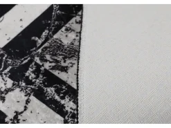 Alfombra de baño Set (2 piezas) Marmor blanco negro