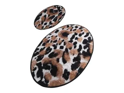 Alfombra de baño Set (2 piezas) Leopard DJT multicolor