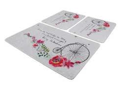 Alfombra de baño Set (3 piezas) Monowheel multicolor