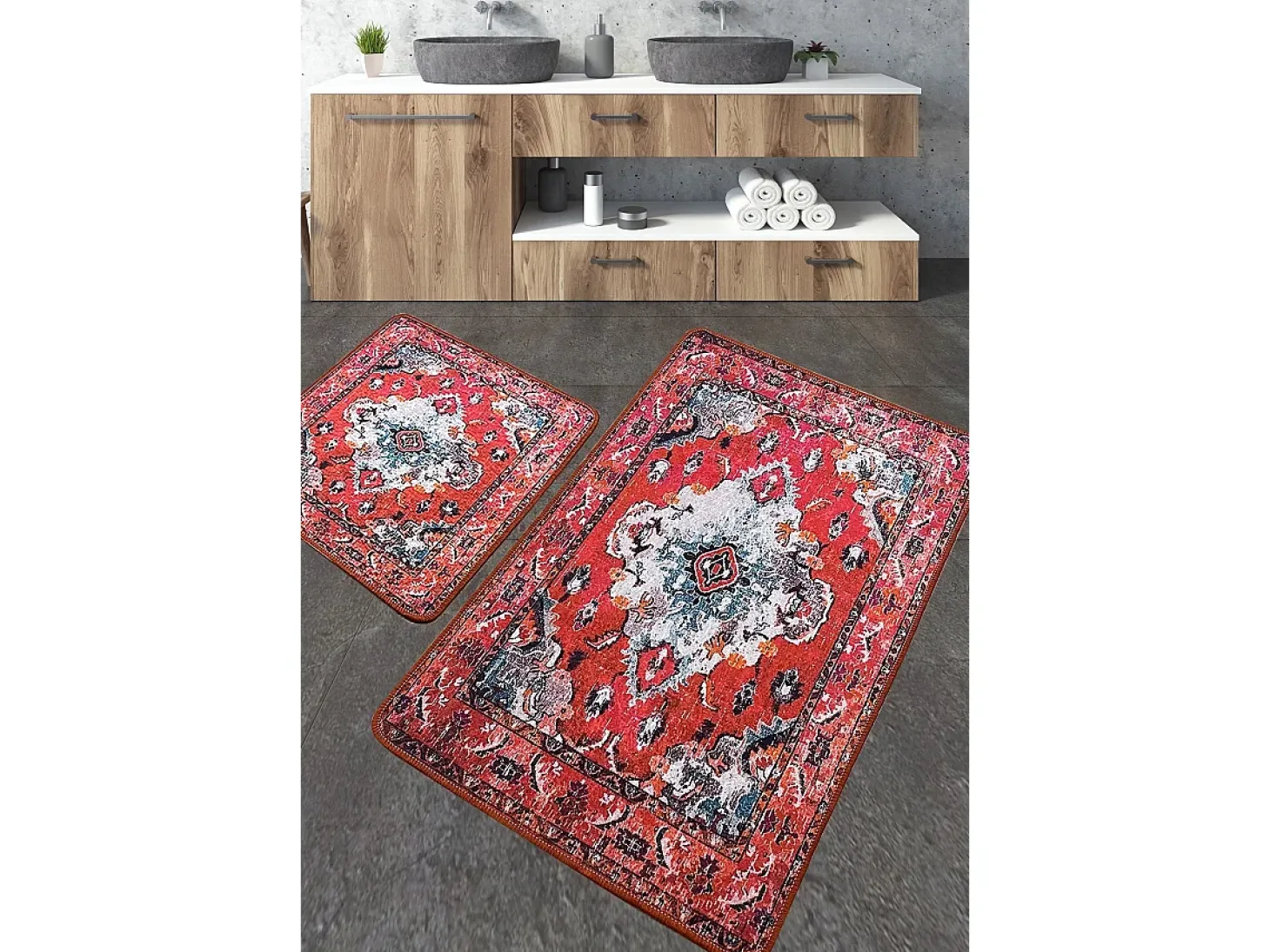 Alfombra de baño Set (2 piezas) Authentic azul
