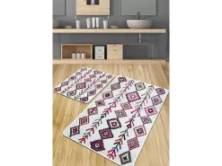 Alfombra de baño Set (2 piezas) Raje Djt multicolor