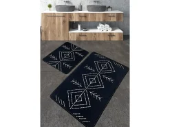 Alfombra de baño Set (2 piezas) Lau multicolor