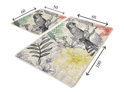 Alfombra de baño Set (2 piezas) Parrot multicolor