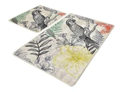Alfombra de baño Set (2 piezas) Parrot multicolor