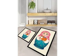Alfombra de baño Set (2 piezas) Tumbler multicolor