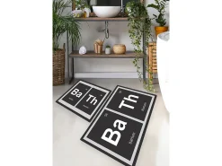 Alfombra de baño Set (2 piezas) Barium multicolor