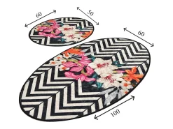 Alfombra de baño Set (2 piezas) Marken multicolor