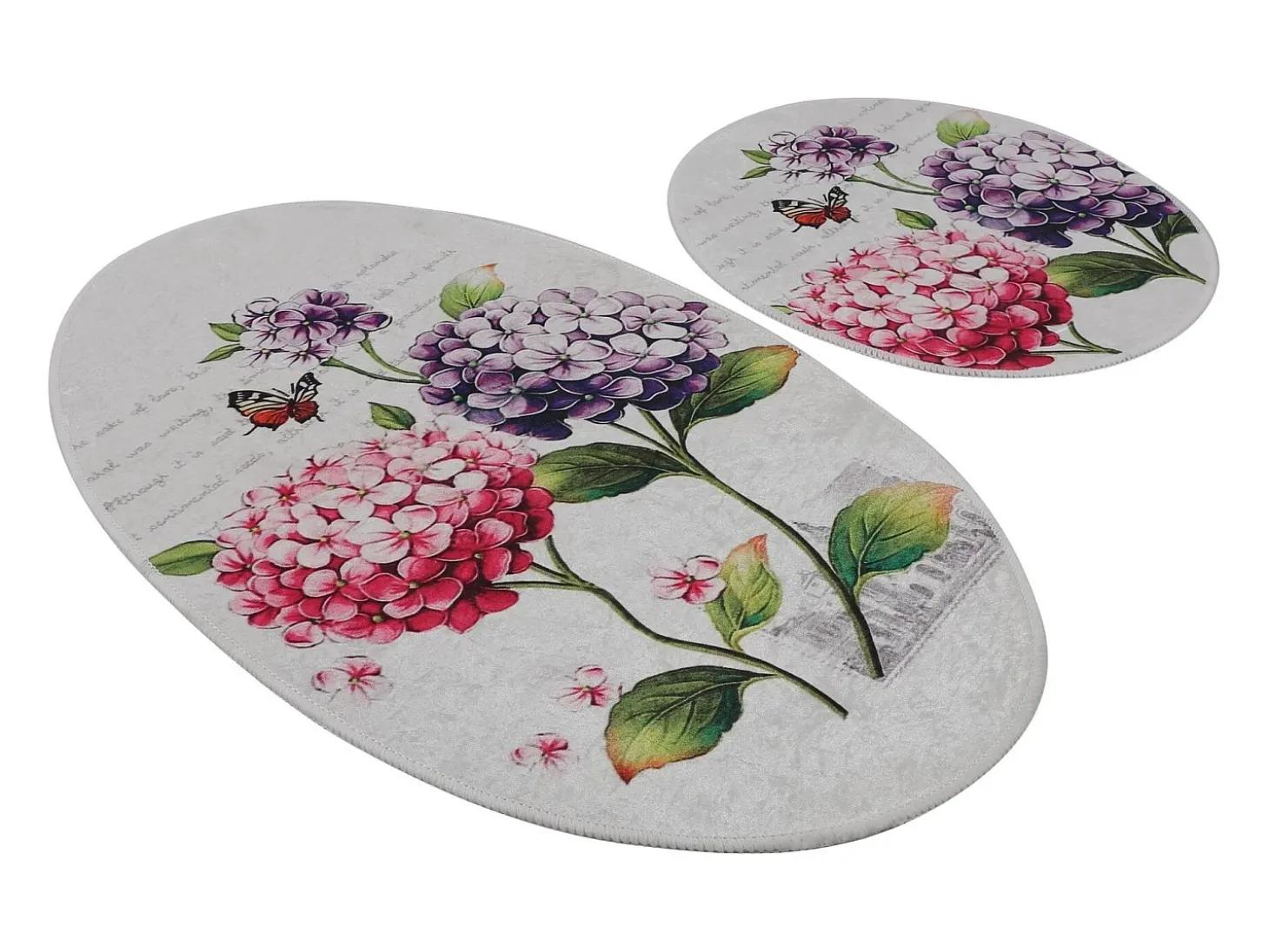 Alfombra de baño Set (2 piezas) Ortanca multicolor