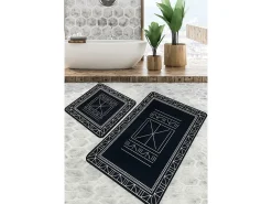 Alfombra de baño Set (2 piezas) Vansiya multicolor