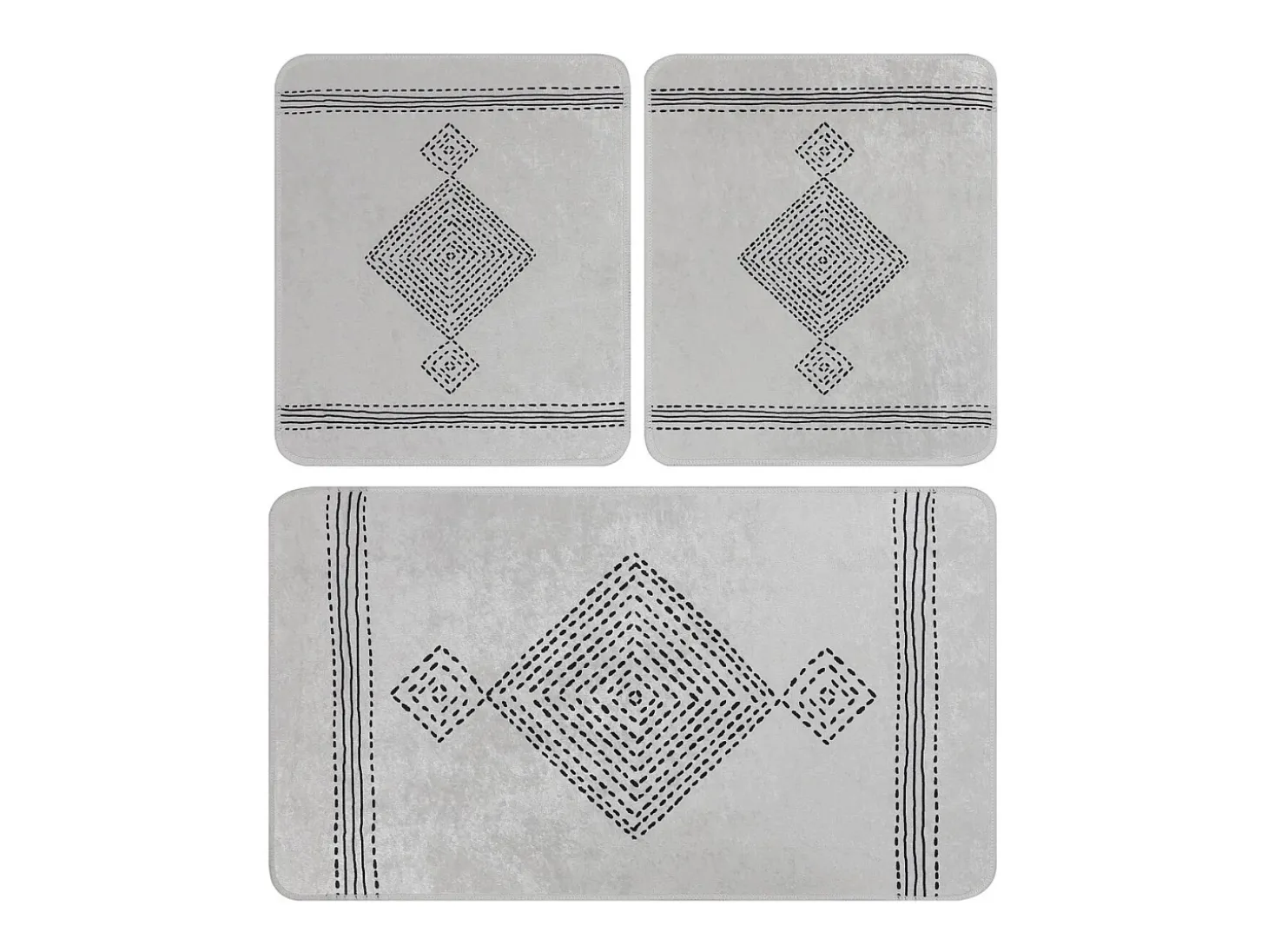 Alfombra de baño Set (3 piezas) Tatiana multicolor