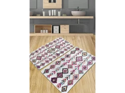 Alfombra de baño Set (3 piezas) Raje Djt multicolor