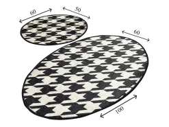 Alfombra de baño Set (2 piezas) Kazayagi multicolor