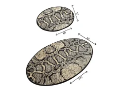 Alfombra de baño Set (2 piezas) Snake DJT multicolor