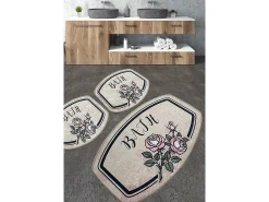 Alfombra de baño Set (3 piezas) Mand multicolor