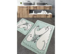 Alfombra de baño Set (2 piezas) Helsinki multicolor