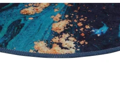 Alfombra de baño Set (2 piezas) Marbling multicolor