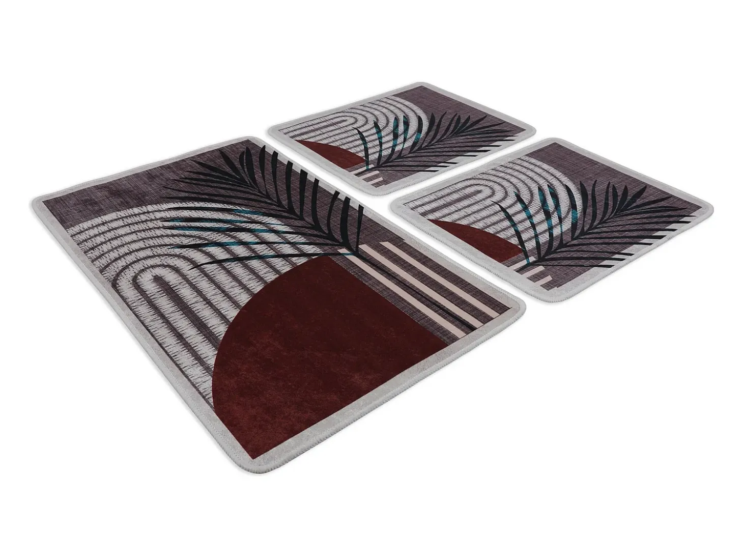 Alfombra de baño Set (3 piezas) Morillo multicolor