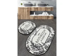 Alfombra de baño Set (2 piezas) Buena multicolor