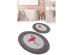 Alfombra de baño Set (2 piezas) Chile Flamingo multicolor