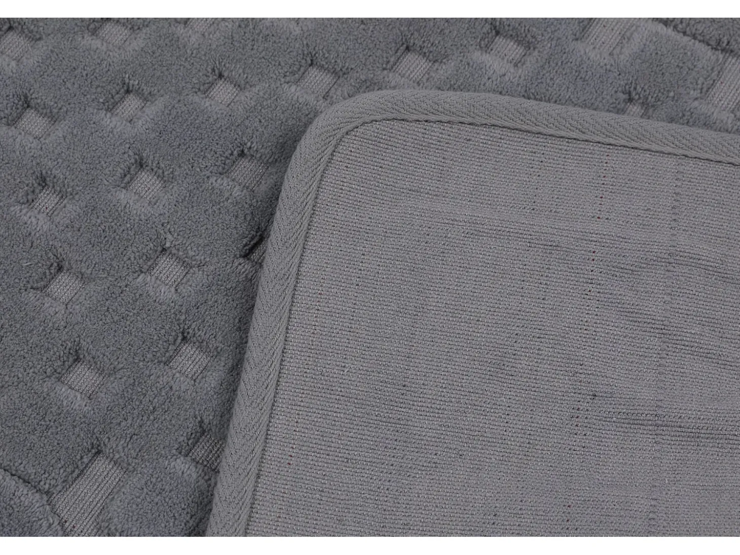 Alfombra de baño Set (2 piezas) Bambi Cotton gris