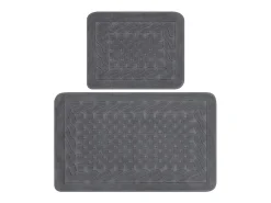 Alfombra de baño Set (2 piezas) Bambi Cotton gris