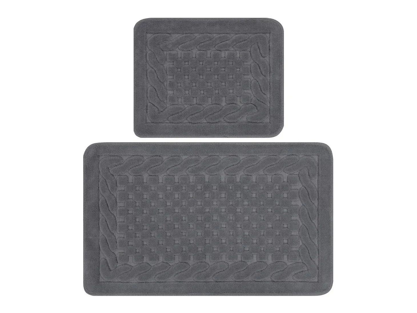 Alfombra de baño Set (2 piezas) Bambi Cotton gris