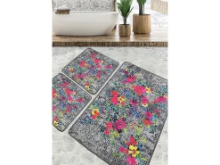 Alfombra de baño Set (3 piezas) Etova multicolor