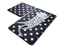 Alfombra de baño Set (2 piezas) Spotted Cat multicolor